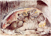 Cerbère par William Blake