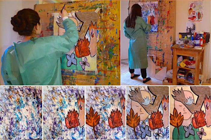 exemple de peinture d'expression