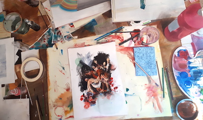 peinture haitienne de Raoul Dupoux