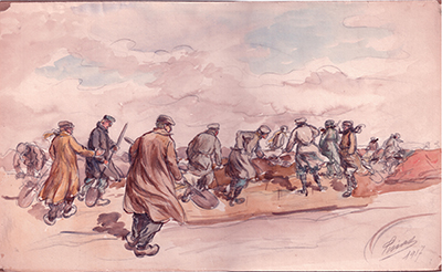 Jules Pinasseau - Campagne de Belgique - 1917