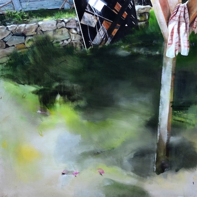 Anne Cheriez - Last-summer-3 - Acrylique sur toile, 2017, 120 x 120 cm