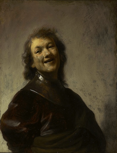 Rembrandt-Autoportrait riant-1628